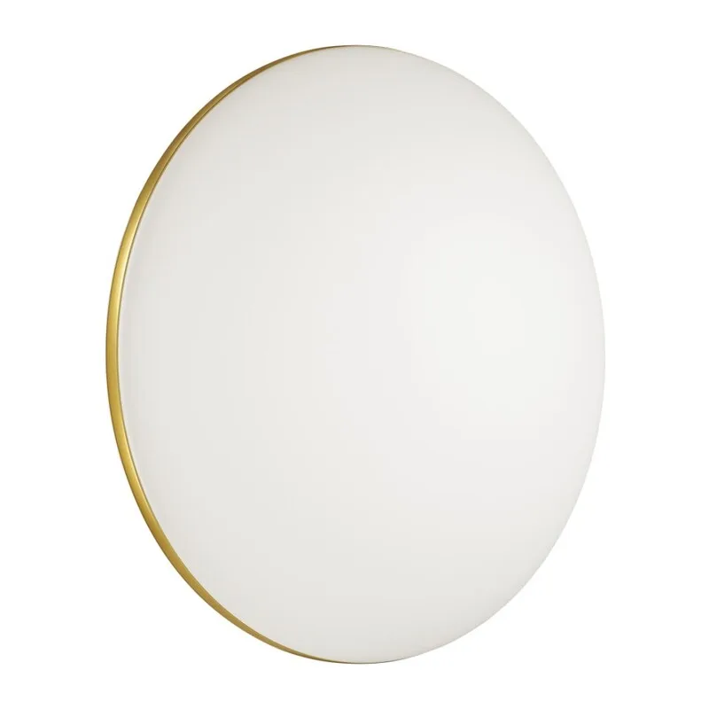 3043/DL TAN SN 000 Светильник пластик/белый/золотистый LED 48Вт 3000-6300К D385 IP43 пульт ДУ/ LampSmart LASSA