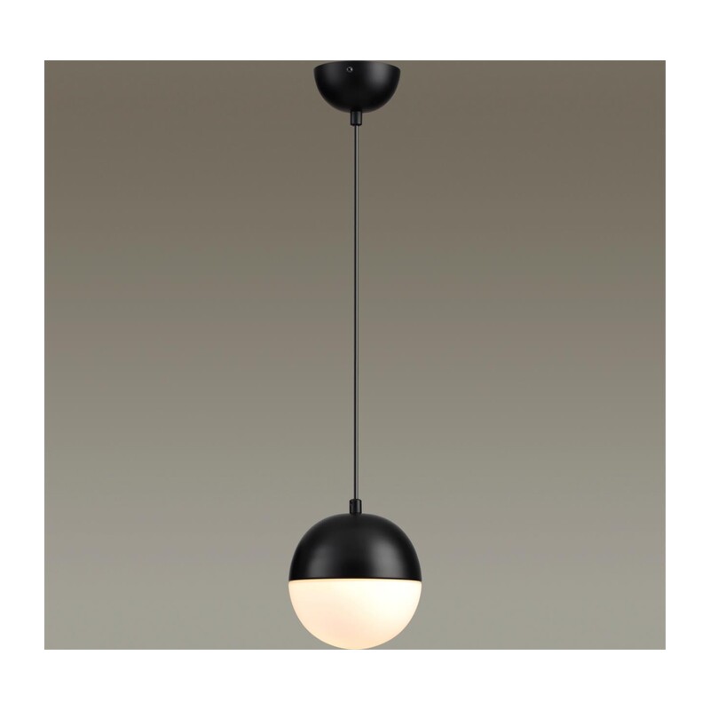 4958/1 PENDANT ODL22 393 черный/металл/белый/стекло Подвес E27 1*40W PINGA 3