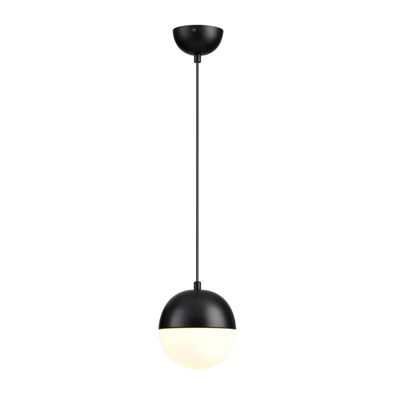 4958/1 PENDANT ODL22 393 черный/металл/белый/стекло Подвес E27 1*40W PINGA