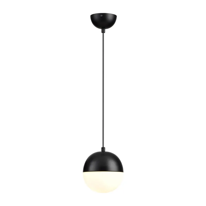 4958/1 PENDANT ODL22 393 черный/металл/белый/стекло Подвес E27 1*40W PINGA