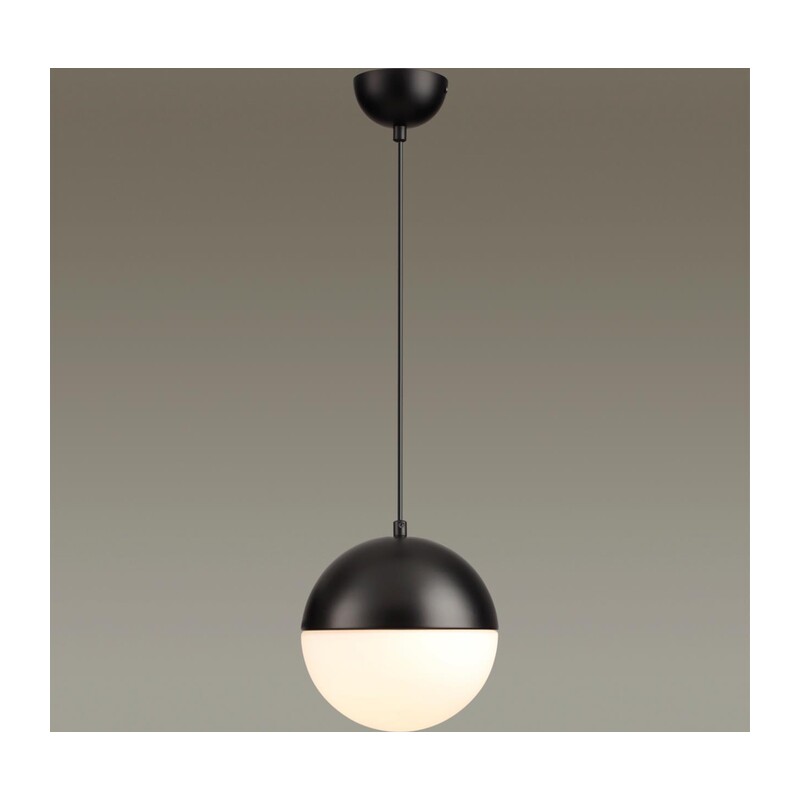 4958/1A PENDANT ODL22 393 черный/металл/белый/стекло Подвес E27 1*40W PINGA 3