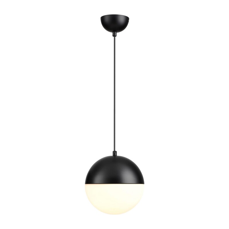 4958/1A PENDANT ODL22 393 черный/металл/белый/стекло Подвес E27 1*40W PINGA