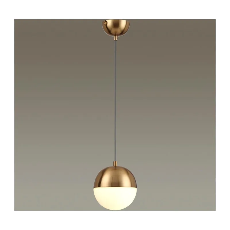 4960/1 PENDANT ODL22 393 античн.бронза/металл/белый/стекло Подвес E27 1*40W PINGA 2