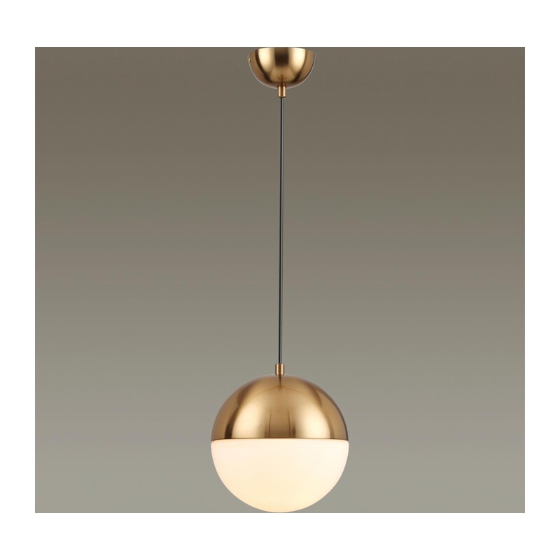 4960/1A PENDANT ODL22 393 античн.бронза/металл/белый/стекло Подвес E27 1*40W PINGA 3