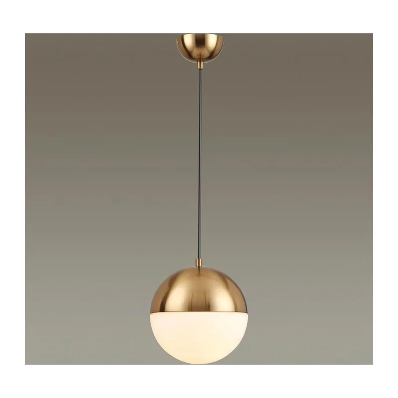 4960/1A PENDANT ODL22 393 античн.бронза/металл/белый/стекло Подвес E27 1*40W PINGA 2