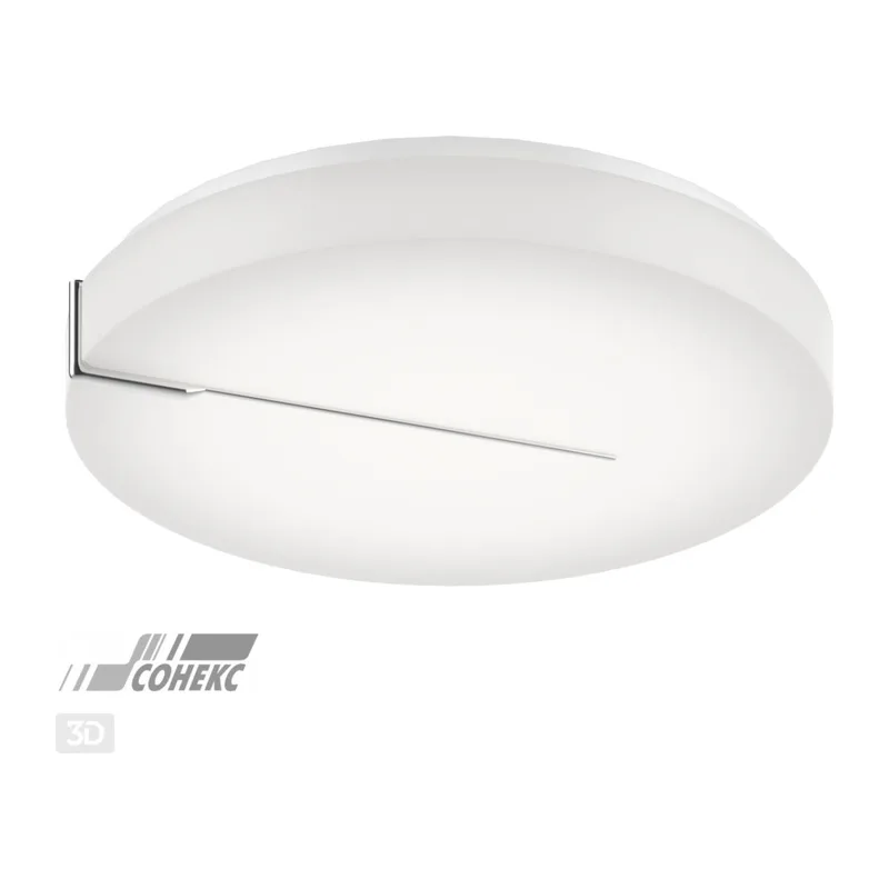 3086/CL SN Светильник пластик/хром LED 30Вт 4000К D330 IP43 PIN