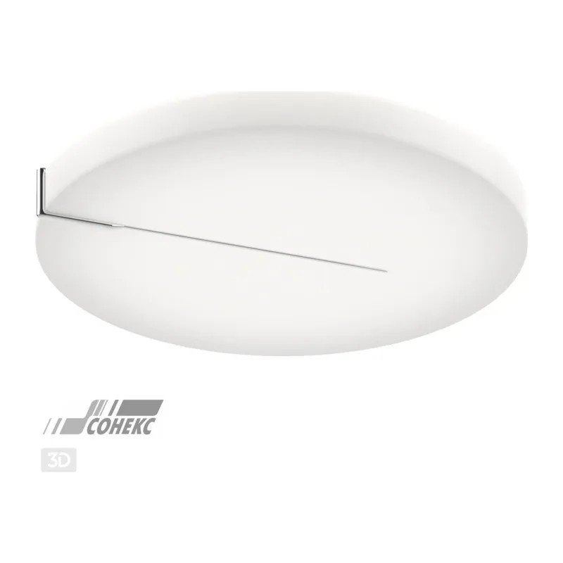 3086/EL SN Светильник пластик/хром LED 72Вт 3000-6300К D485 IP43 пульт ДУ PIN