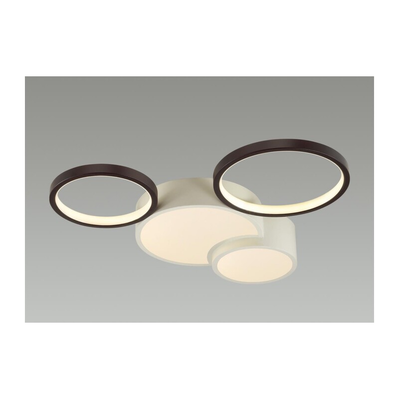 5253/64CL LEDIO LN26 291 белый, черный Люстра потолочная диммир. с ДУ LED 64W 220V NORBERT 2