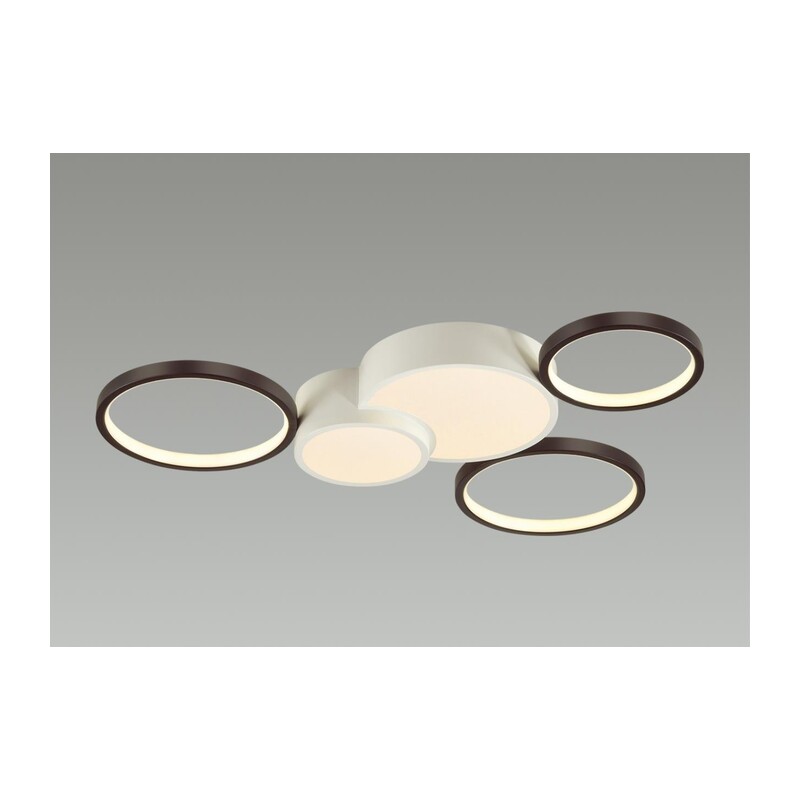 5253/80CL LEDIO LN26 291 белый, черный Люстра потолочная диммир. с ДУ LED 80W 220V NORBERT 2