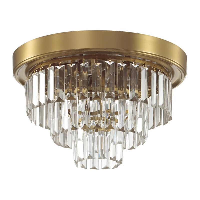 5257/4C CLASSI LN26 119 латунь Люстра потолочная E14 4*40W 220V ZAHA 4