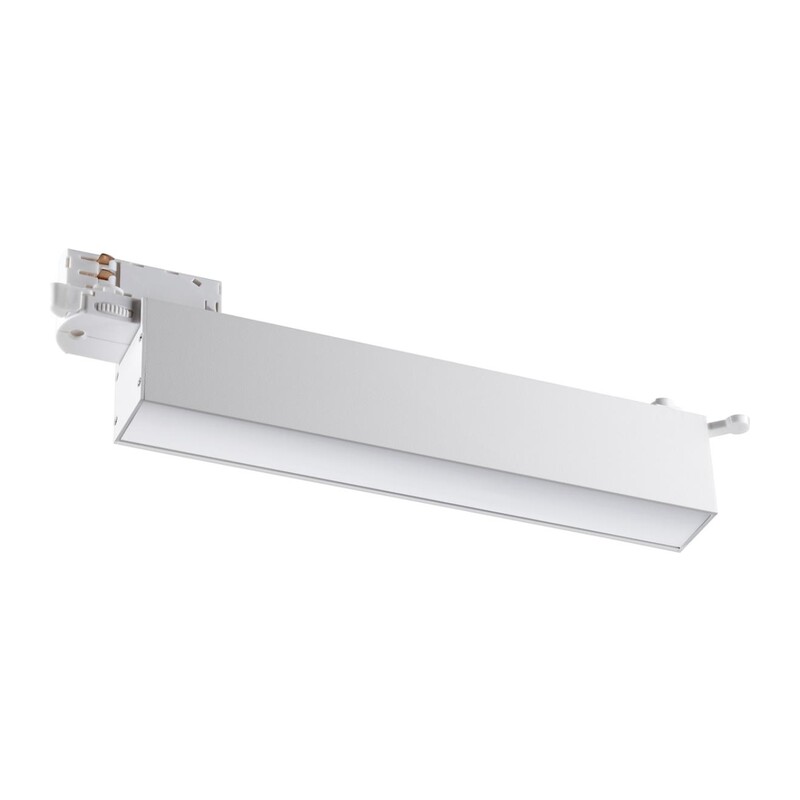 358838 PORT NT22 306 белый Светильник трехфазный трековый светодиодный IP20 LED 4000K 18W 220V ITER