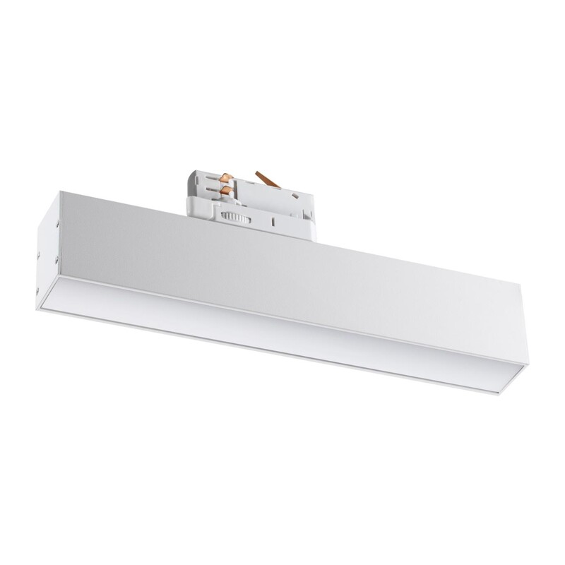 358854 PORT NT22 308 белый Светильник трехфазный трековый светодиодный IP20 LED 4000K 18W 220V ITER 2