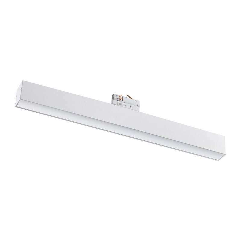358856 PORT NT22 308 белый Светильник трехфазный трековый светодиодный IP20 LED 4000K 30W 220V ITER 2