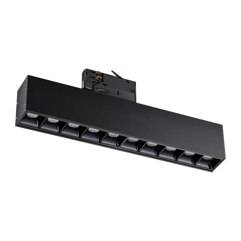 358861 PORT NT22 308 черный Светильник трехфазный трековый светодиодный IP20 LED 4000K 16W 220V ITER 2