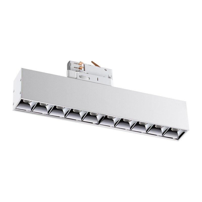 358862 PORT NT22 308 белый Светильник трехфазный трековый светодиодный IP20 LED 4000K 16W 220V ITER 2