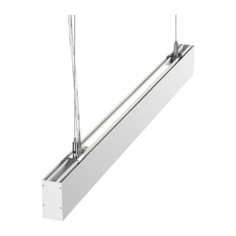 358879 OVER NT22 406 белый Светильник подвесной светодиодный (длина подвесов 1,2м) IP20 LED 4000K 30W вниз + 12W вверх 220V ITER