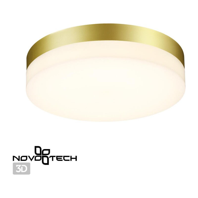358884 STREET NT22 782 золото Светильник ландшафтный светодиодный IP54 LED 4000К 18W 220V OPAL