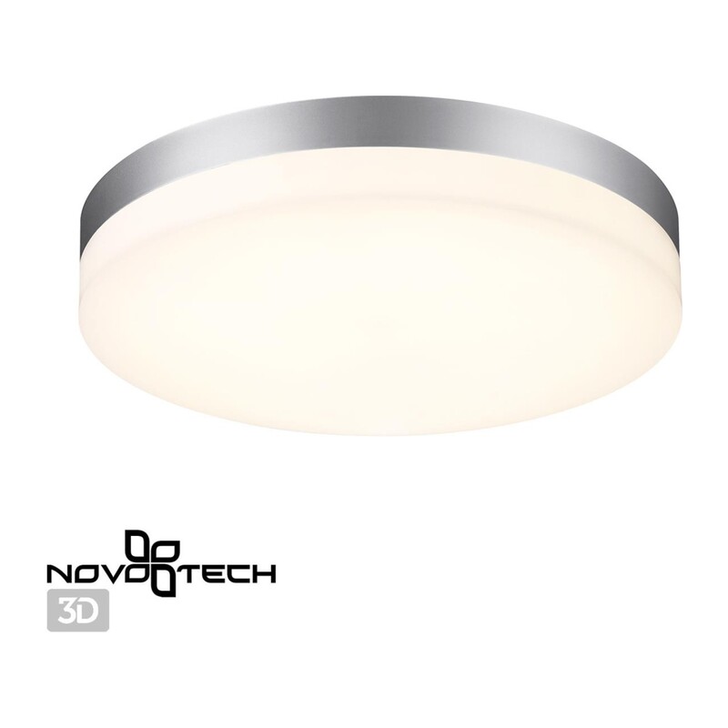 358887 STREET NT22 782 серебро Светильник ландшафтный светодиодный IP54 LED 4000К 30W 220V OPAL