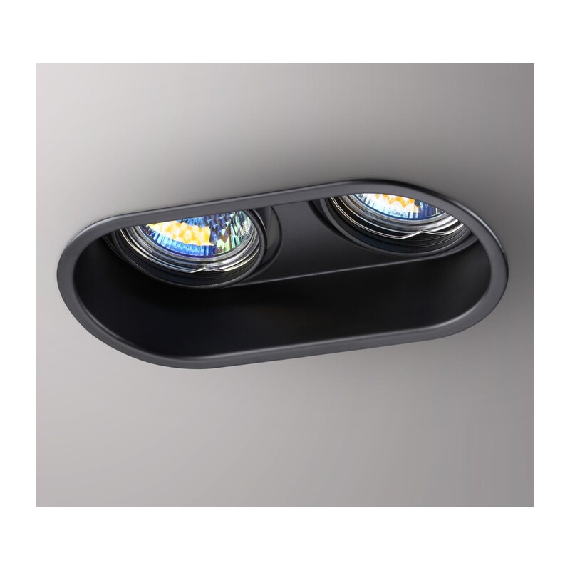 370841 SPOT NT22 578 черный Светильник встраиваемый IP20 GU10 2*50W 220V CLOUD 2