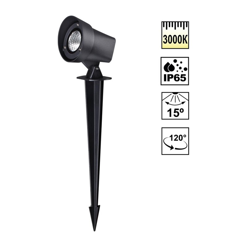 359218 STREET NT23 790 черный Светильник ландшафтный светодиодный грунтовой IP65 LED 13W 110-240V 1040Лм 3000К LANDSCAPE 3