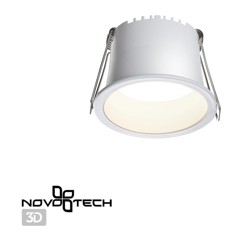 359232 SPOT NT23 536 белый Светильник встраиваемый светодиодный IP20 LED 6W 220V 360Лм 3000К TRAN 3