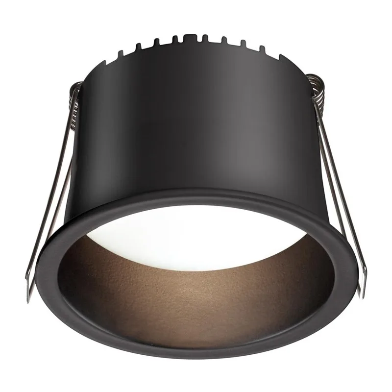 359235 SPOT NT23 536 черный Светильник встраиваемый светодиодный IP20 LED 9W 220V 540Лм 3000К TRAN
