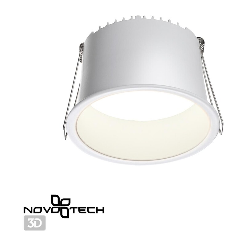 359236 SPOT NT23 536 белый Светильник встраиваемый светодиодный IP20 LED 12W 220V 840Лм 3000К TRAN 3
