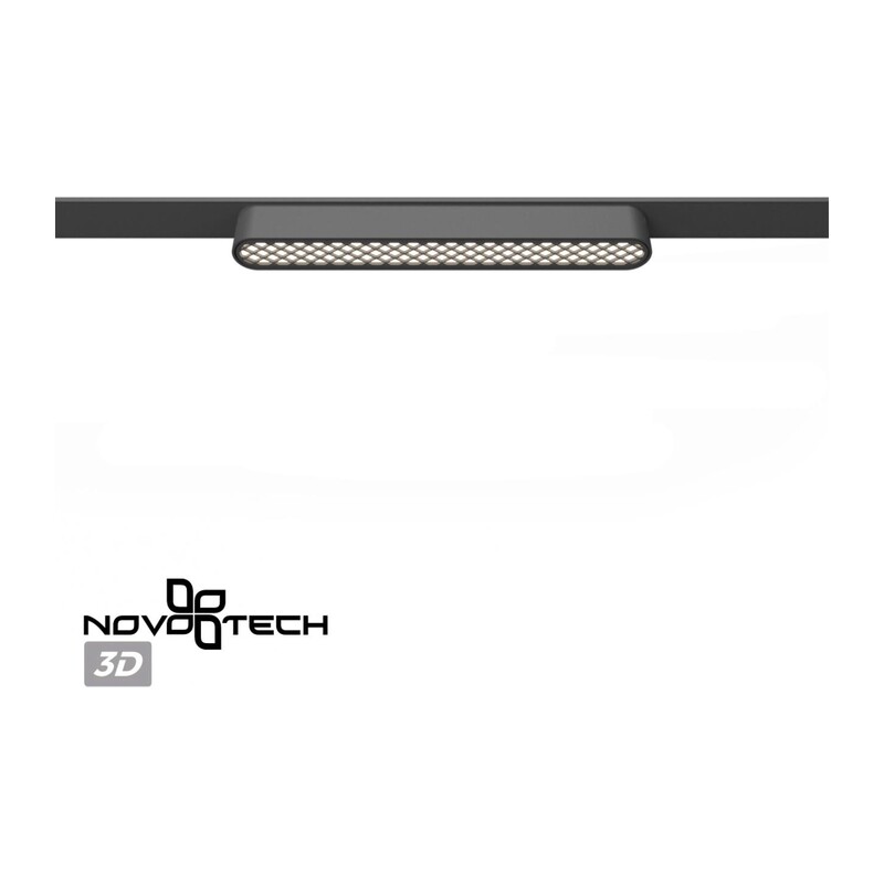 359246 SHINO NT23 186 черный Трековый светильник для низковольтного шинопровода IP20 LED 12W 48V 720Лм 3000К SMAL 2