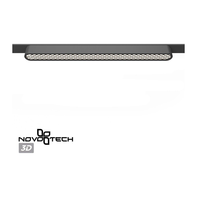 359248 SHINO NT23 186 черный Трековый светильник для низковольтного шинопровода IP20 LED 18W 48V 1080Лм 3000К SMAL 2