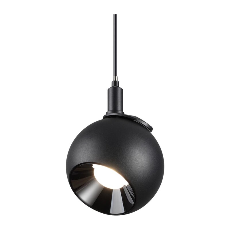 359264 SHINO NT23 190 черный Трековый светильник для низковольтного шинопровода IP20 LED 12W 48V 960Лм 3000К SMAL