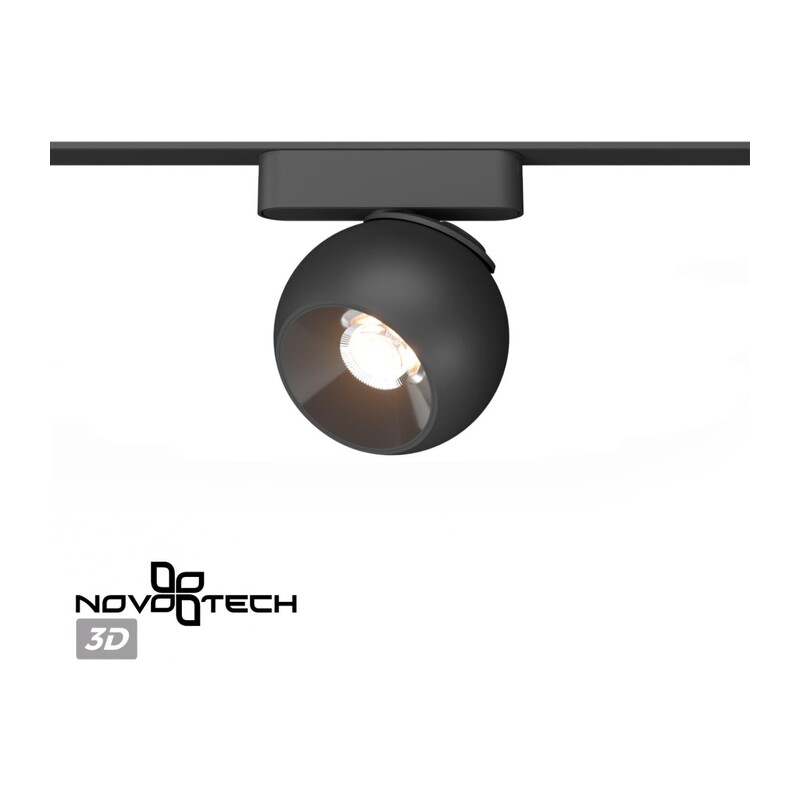359266 SHINO NT23 194 черный Трековый светильник для низковольтного шинопровода IP20 LED 12W 48V 960Лм 3000К SMAL 2