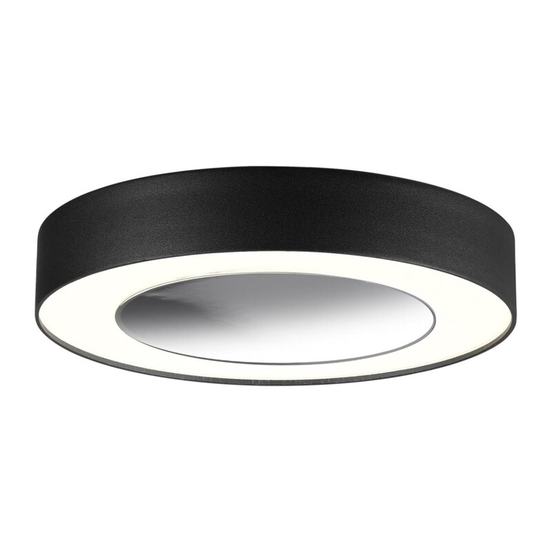 359277 OVER NT23 280 черный Светильник накладной светодиодный IP20 LED 18W 85-265V 1350Лм 3000К MIRROR