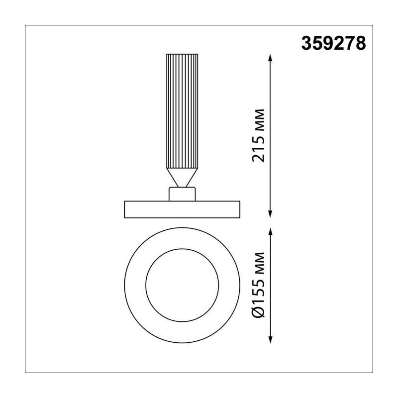 359278 OVER NT23 280 белый Светильник накладной светодиодный IP20 LED 18W 85-265V 1350Лм 3000К MIRROR 4