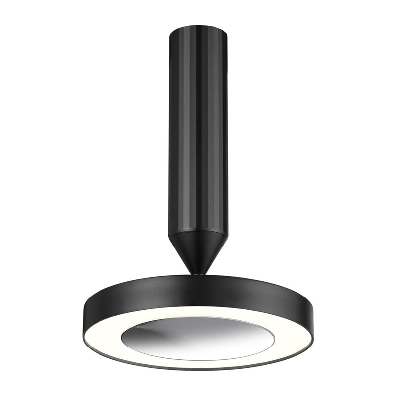 359279 OVER NT23 280 черный Светильник накладной светодиодный IP20 LED 18W 85-265V 1350Лм 3000К MIRROR