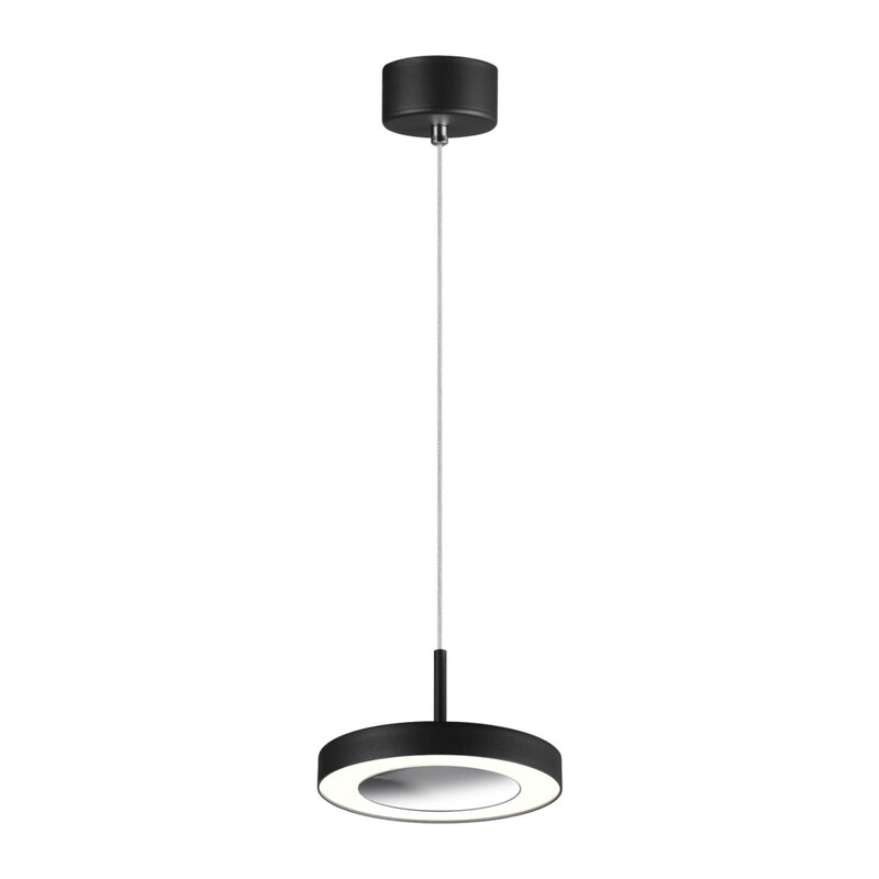 359281 OVER NT23 280 черный Светильник накладной светодиодный IP20 LED 18W 85-265V 1350Лм 3000К MIRROR
