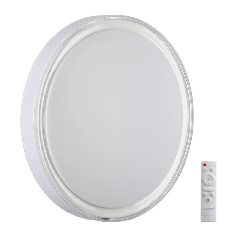 7699/EL MARON SN 000 Светильник пластик/белый LED 70Вт 3000-6000K D490 IP43 пульт ДУ LAVEN