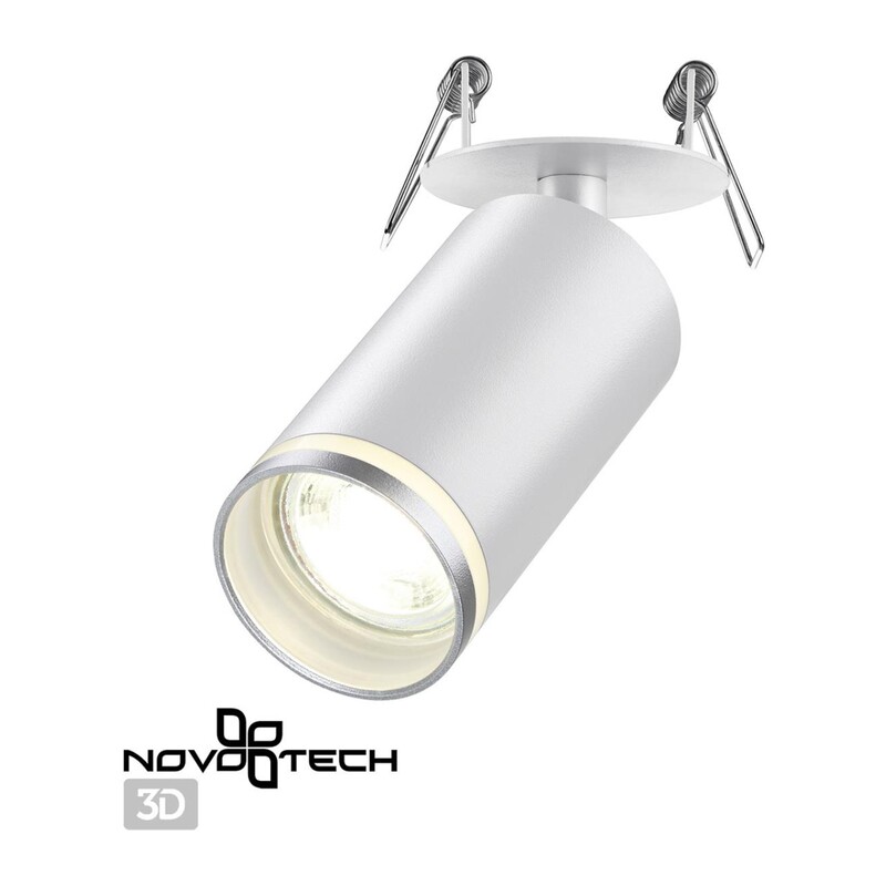 370880 SPOT NT22 573 белый Cветильник встраиваемый IP20 GU10 9W 220V ULAR