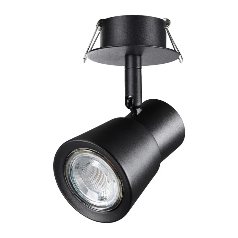 370930 SPOT NT22 313 черный Светильник встраиваемый IP20 GU10 50W 220V MOLO