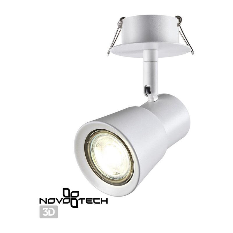 370931 SPOT NT22 313 белый Светильник встраиваемый IP20 GU10 50W 220V MOLO