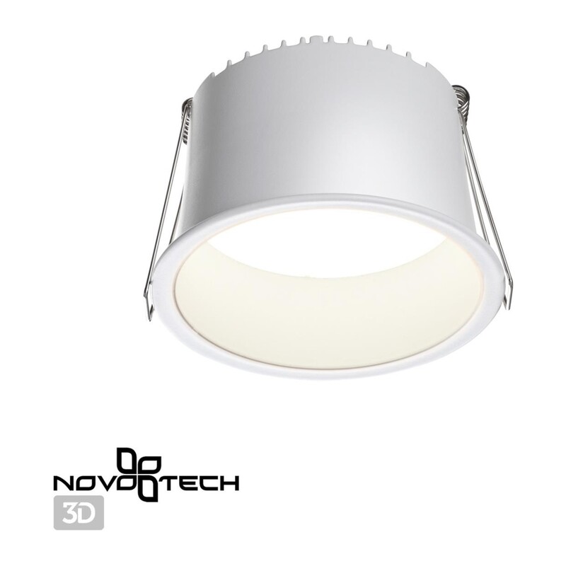 358901 SPOT NT22 536 белый Светильник встраиваемый светодиодный IP20 LED 4000К 12W 220V TRAN 2