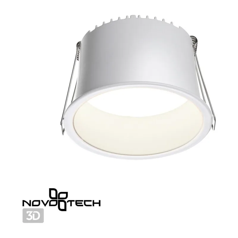 358901 SPOT NT22 536 белый Светильник встраиваемый светодиодный IP20 LED 4000К 12W 220V TRAN 3