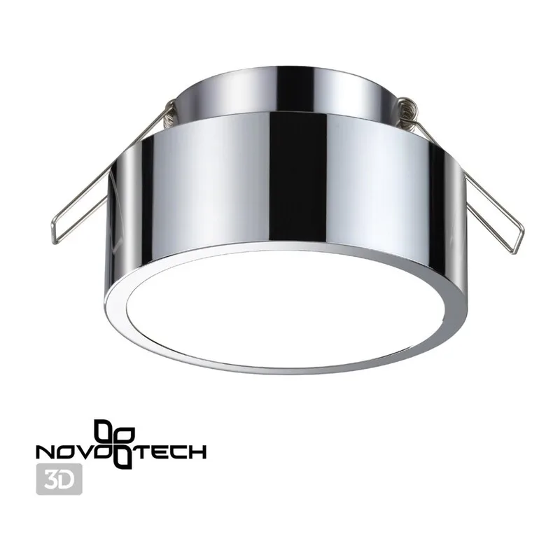 358905 SPOT NT22 588 хром Встраиваемый влагозащищенный светильник IP54 LED 4000K 10W 220V MAY 3
