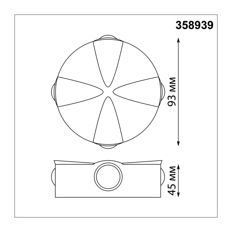358939 STREET NT22 732 темно-серый Светильник ландшафтный светодиодный IP54 LED 4000К 4W 85-265V CALLE 4