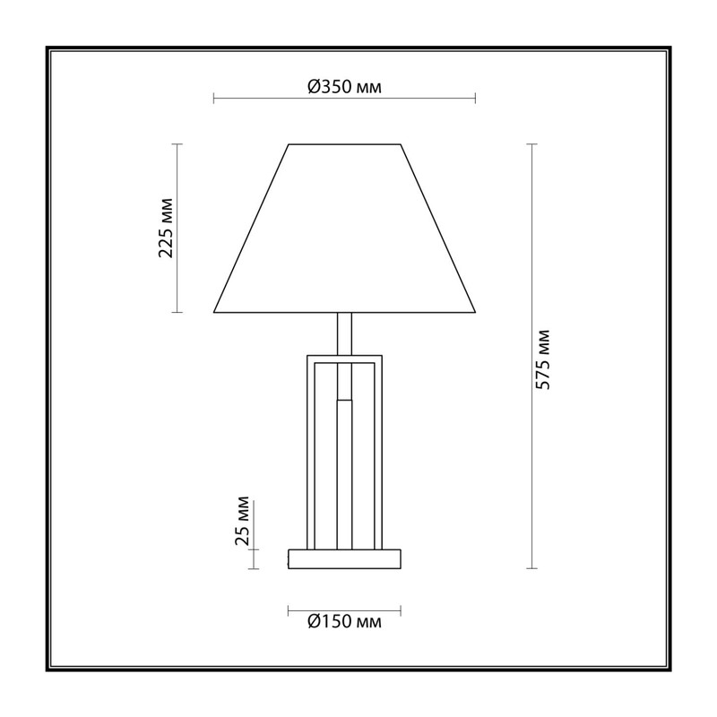 5290/1T NEOCLASSI LN23 000 черный, латунь Настольная лампа E27 1*60W 220V FLETCHER