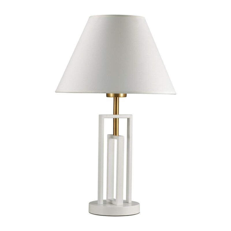 5291/1T NEOCLASSI LN23 000 белый, латунь Настольная лампа E27 1*60W 220V FLETCHER 3