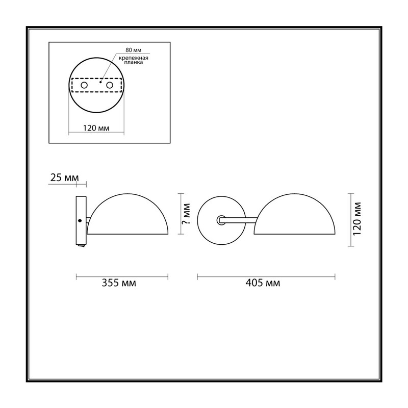 5293/1WA LOFTI LN23 000 черный, золотой Бра с выкл. E27 1*60W 220V KENT 2