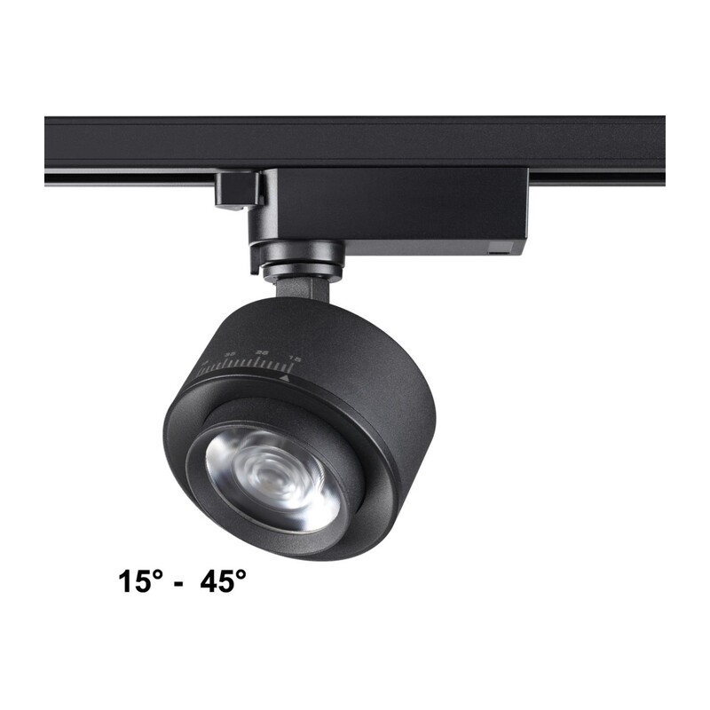 358942 PORT NT22 218 черный Светильник трековый однофазный трехжильный IP20 LED 4000К 15W 220V EDDY 5
