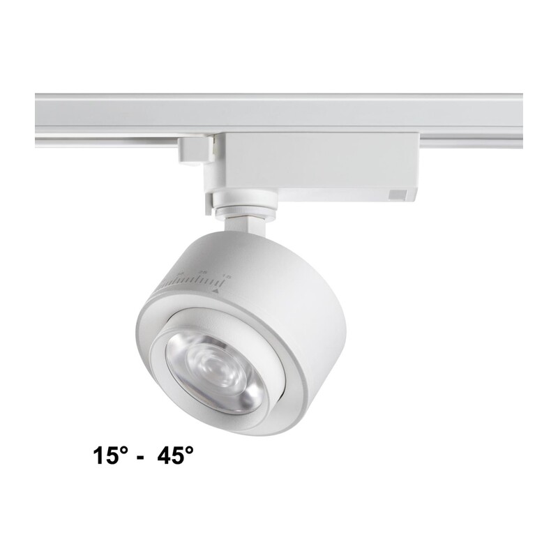 358943 PORT NT22 218 белый Светильник трековый однофазный трехжильный IP20 LED 4000К 15W 220V EDDY 5