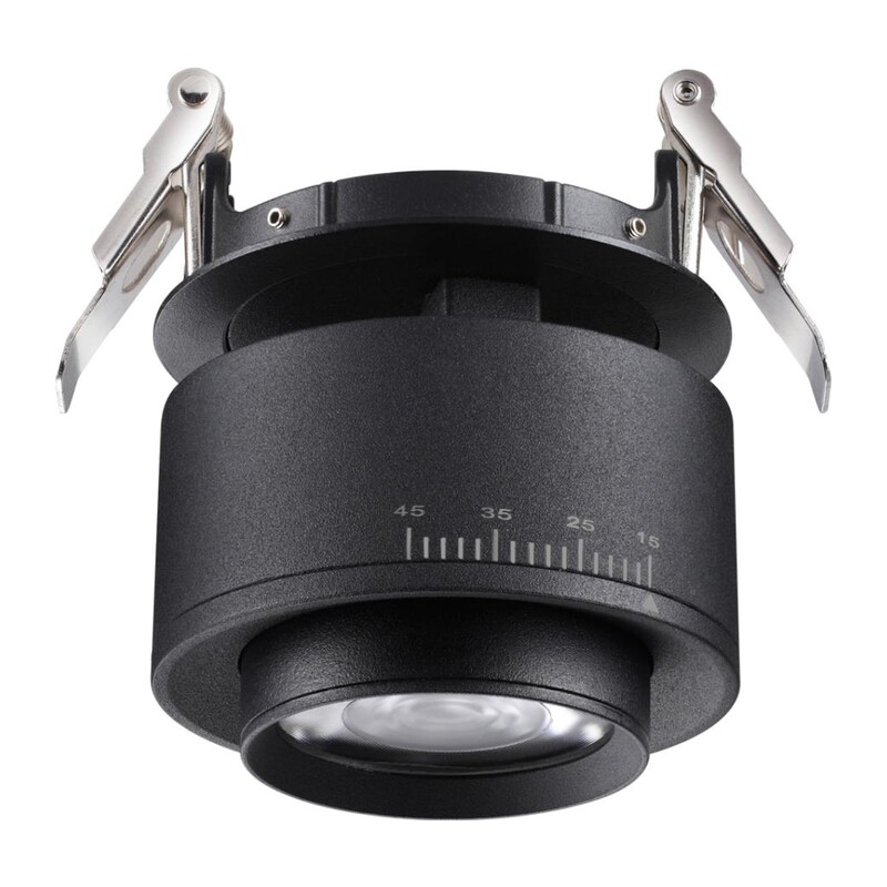 358944 SPOT NT22 456 черный Светильник встраиваемый светодиодный IP20 LED 4000К 18W 220V EDDY 2