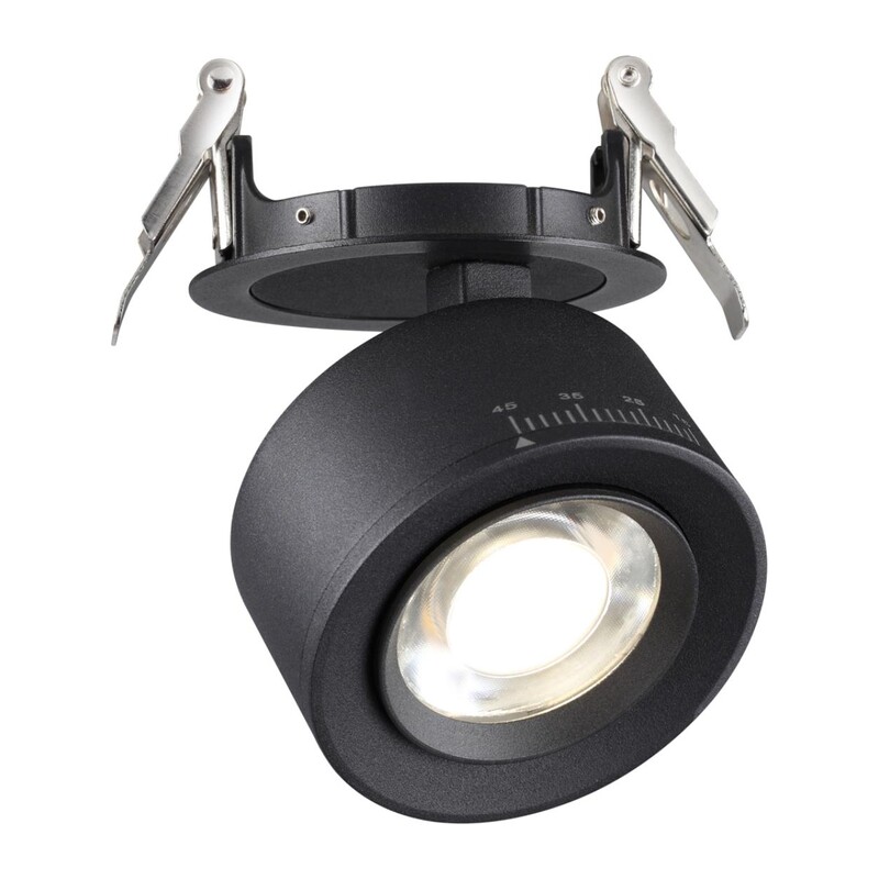 358944 SPOT NT22 456 черный Светильник встраиваемый светодиодный IP20 LED 4000К 18W 220V EDDY
